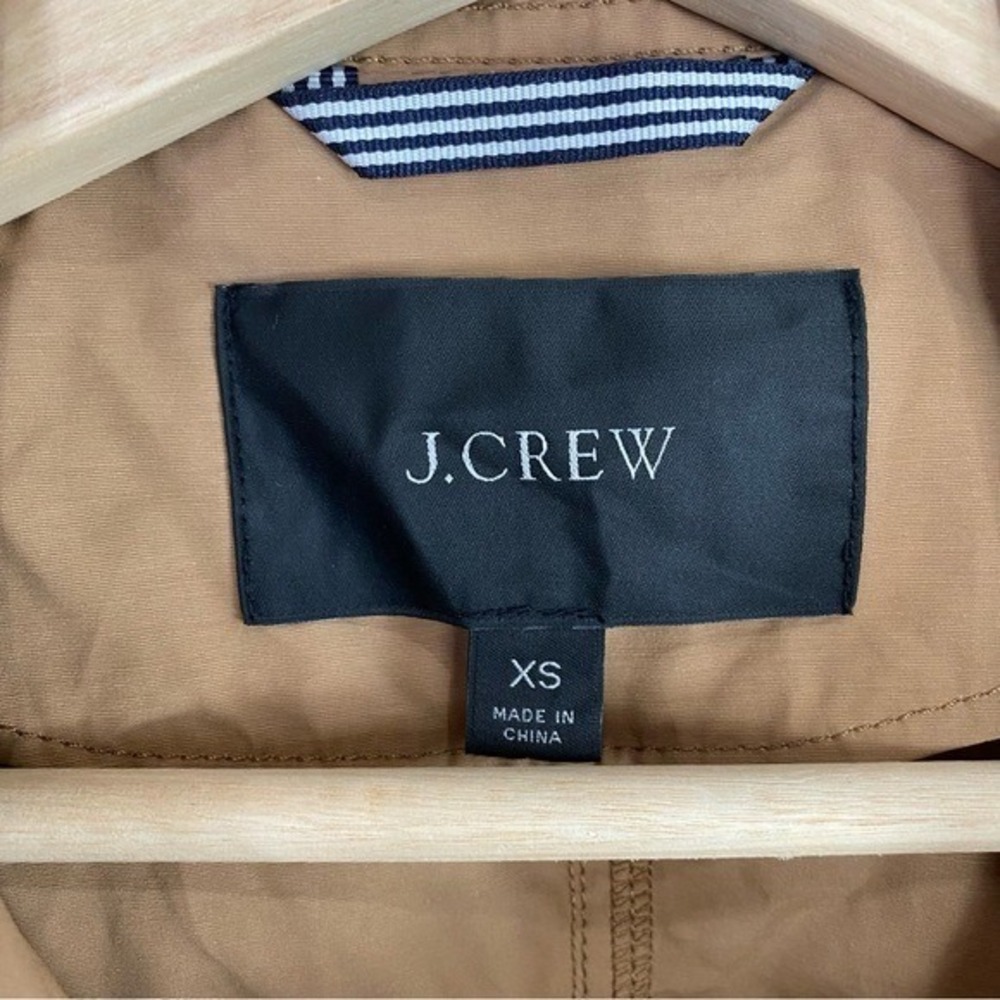J Crew Relaxed Perfect‎ Lightweight Jacket Pale Mocha Tan Size X-Small - Picture 4 of 6